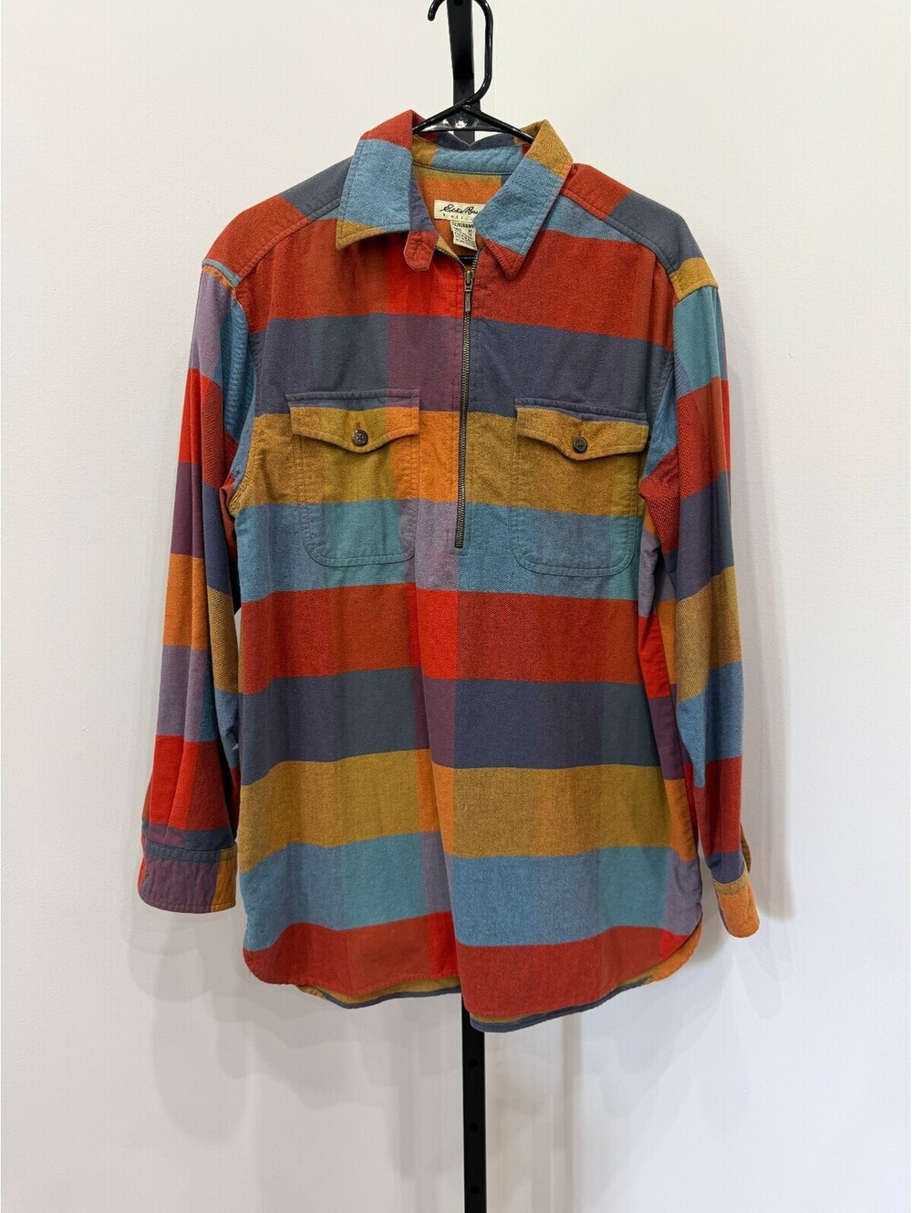 Eddie Bauer Women's Tall/Ultralong Medium Cotton Striped Button-Up Shirt